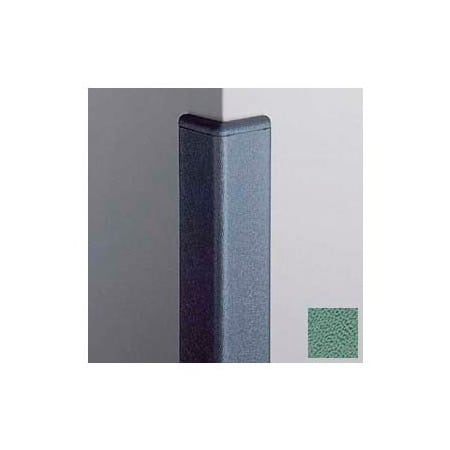 Pawling Surface Mounted Corner Guard 90Deg, 2'' Wings, 12' Height W/Caps, Teal CG-20-12-377
